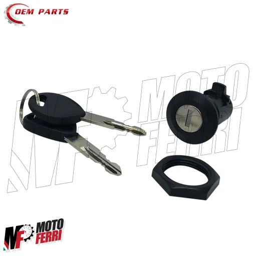 MF8741 Kit Serrature Sterzo Malaguti F18 Warrior 125 150 dal 2000 al 2002