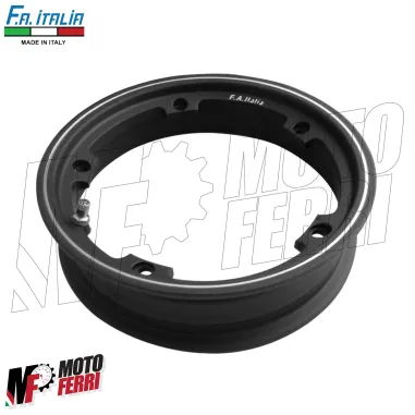 MF8746 Cerchio Tubeless FA Nero Opaco 2.10-10 Vespa 50 125 Special ET3 PK PX
