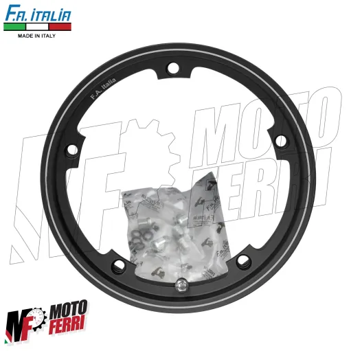 MF8746 Cerchio Tubeless FA Nero Opaco 2.10-10 Vespa 50 125 Special ET3 PK PX
