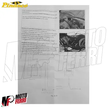 MF8757 Centralina Pinasco Conversione da Puntine a Elettronico Piaggio Si Ciao