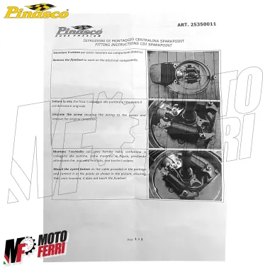 MF8757 Centralina Pinasco Conversione da Puntine a Elettronico Piaggio Si Ciao