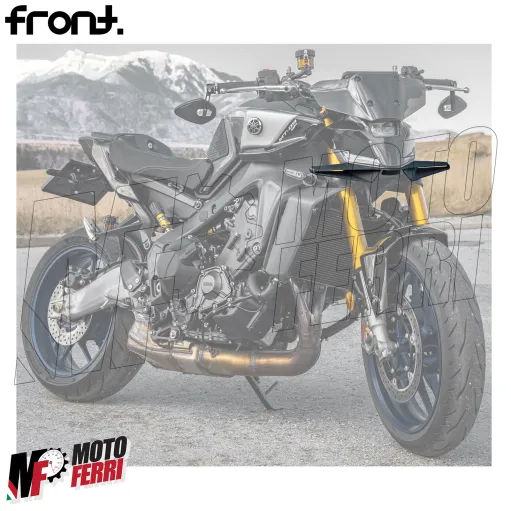 MF8770 Spoiler Downforce Fanale Anteriore by FRONT Yamaha MT09 / SP 2024 2025