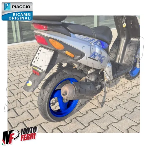 MF8777 Cerchio Posteriore Blu Originale Piaggio NRG 50 MC3 PUREJET 2001 - 2004