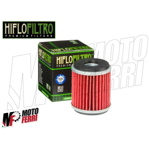 MF1653 FILTRO OLIO HIFLO HF141 YZF-R 125 X-MAX X-CITY 125 WRF 250 450