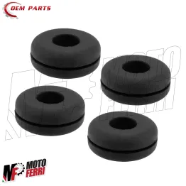 MF8792 Kit 4 Gommini Griglia Marmitta Piaggio Beverly 125 200 mod 2001/2003 2