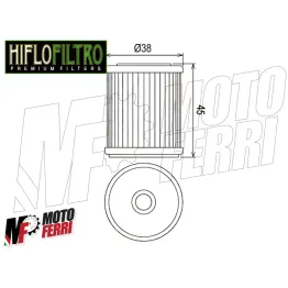 MF1654 FILTRO OLIO HIFLO HF142 YZF 250 400 TT-R 250 WRF 250 400 426 2