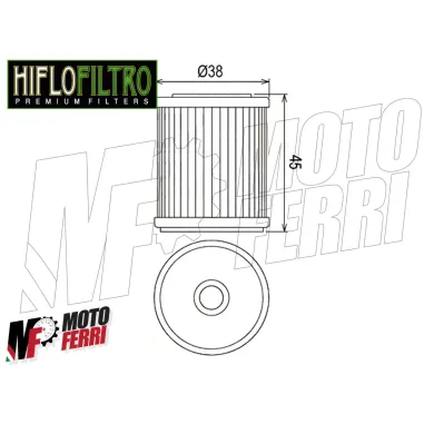 MF1654 FILTRO OLIO HIFLO HF142 YZF 250 400 TT-R 250 WRF 250 400 426
