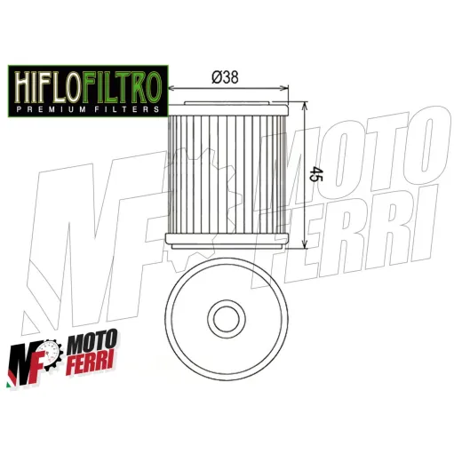 MF1654 FILTRO OLIO HIFLO HF142 YZF 250 400 TT-R 250 WRF 250 400 426