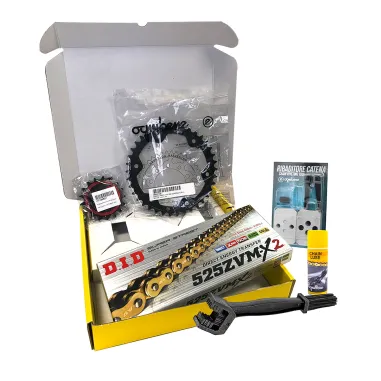 MF8794 Kit Trasmissione DID KTM SUPER DUKE 1290 R GT da 2014 a 2022 Corona 38 Pignone 17