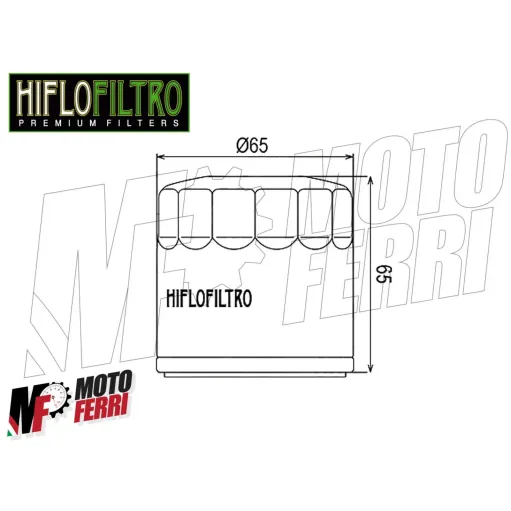MF1655 - FILTRO OLIO HIFLO HF554 MV AGUSTA BRUTALE 750 910 F4 750 1000