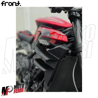 MF8796 Spoiler Downforce Laterale Doppie Ali by FRONT Triumph Street Triple 765 R/RS 2023 2024 2025