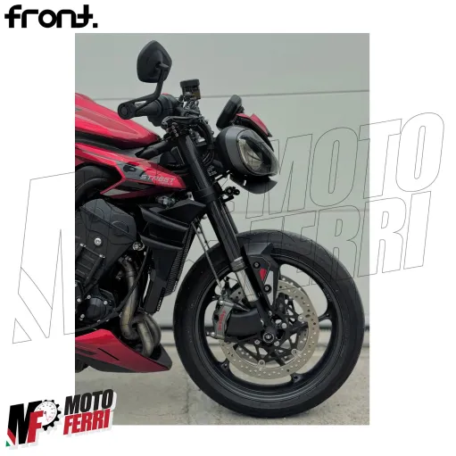 MF8796 Spoiler Downforce Laterale Doppie Ali by FRONT Triumph Street Triple 765 R/RS 2023 2024 2025