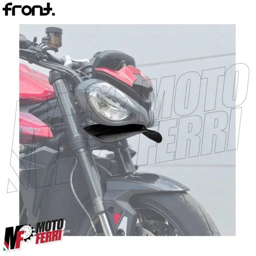 MF8797 Spoiler Downforce Fanale Anteriore by FRONT TRIUMPH Street Triple 765 R/RS 2023 2024 2025