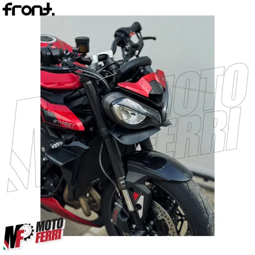 MF8797 Spoiler Downforce Fanale Anteriore by FRONT TRIUMPH Street Triple 765 R/RS 2023 2024 2025
