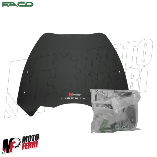 MF8809 Cupolino Spoiler Fume' Scuro Faco Piaggio Liberty 50 125 150 S E5 2025