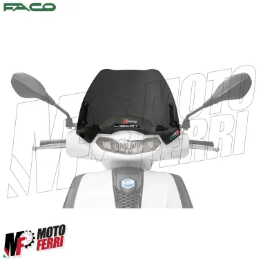 MF8809 Cupolino Spoiler Fume' Scuro Faco Piaggio Liberty 50 125 150 S E5 2025
