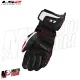 MF8815 Guanti in Pelle Moto Lunghi con Protezion LS2 SWIFT Rosso Bianco Nero