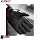 MF8815 Guanti in Pelle Moto Lunghi con Protezion LS2 SWIFT Rosso Bianco Nero