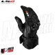 MF8817 Guanti Moto Lunghi LS2 SWIFT RACING in Pelle Nero con Protezioni