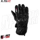 MF8817 Guanti Moto Lunghi LS2 SWIFT RACING in Pelle Nero con Protezioni