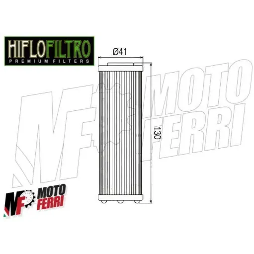 MF1666 FILTRO OLIO HIFLO HF650 KTM LC8 950 RC8 ADVENTURE 1190 SUPER DUKE SMT