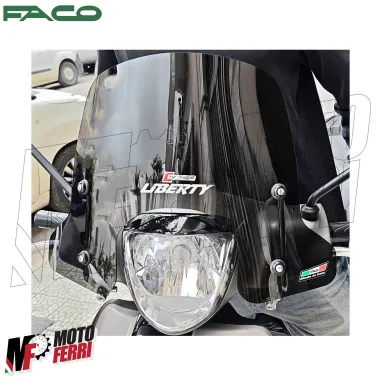 Cupolino Fume' Faco Piaggio Liberty 50 125 150 iGet dal 2015 al 2024