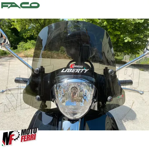 Cupolino Fume' Faco Piaggio Liberty 50 125 150 iGet dal 2015 al 2024