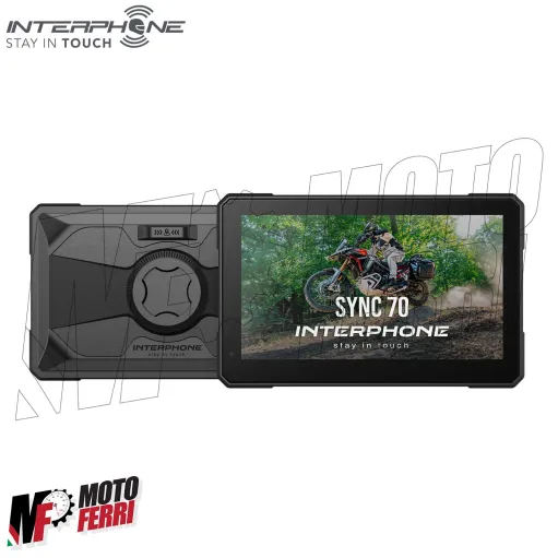 MF8828 Carplay navigatore per Moto Interphone SYNC70 Display 7 GPS Android Apple