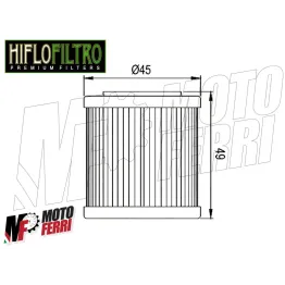 MF1668 - FILTRO OLIO HIFLO HF563 TC TE 250 310 TCX 450 SMR 630 RS4 125 RXV SXV 2