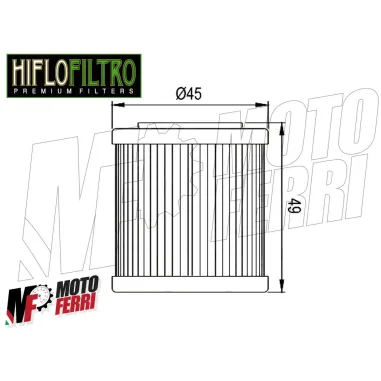 MF1668 - FILTRO OLIO HIFLO HF563 TC TE 250 310 TCX 450 SMR 630 RS4 125 RXV SXV