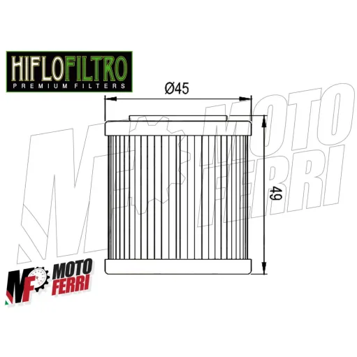 MF1668 - FILTRO OLIO HIFLO HF563 TC TE 250 310 TCX 450 SMR 630 RS4 125 RXV SXV