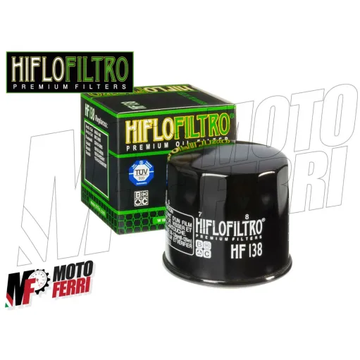 MF1670 - FILTRO OLIO HIFLO HF138 SUZUKI GSX R F SV 600 750 1000 V-STROM HAYABUSA