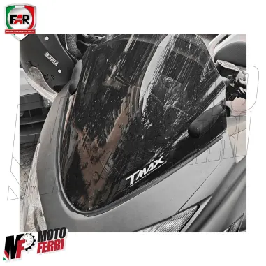 MF6574 Specchietti da manubrio FAR El Capitan + Tappi Tmax 500 dal 2008 al 2011