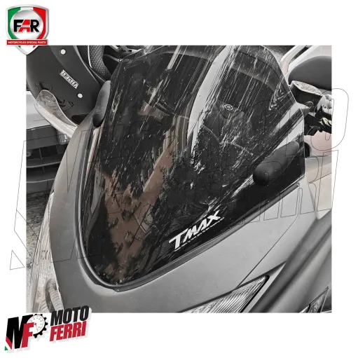 MF6574 Specchietti da manubrio FAR El Capitan + Tappi Tmax 500 dal 2008 al 2011