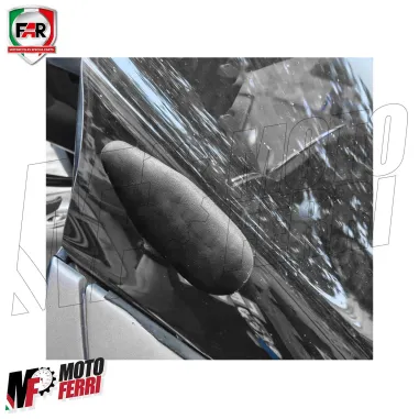 MF6574 Specchietti da manubrio FAR El Capitan + Tappi Tmax 500 dal 2008 al 2011