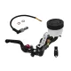 MF8834 Pompa Freno Anteriore Radiale BRAKING 19 Fusa Leva Nera Snodabile Moto