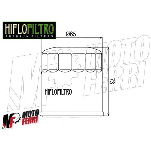 MF1671 - Filtro Olio Hiflo HF303 Honda CB 750 Hornet CBR RR 600 1000 Shadow