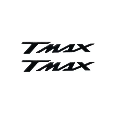 MF8837 Adesivi Carena Posteriore Nero Resina 3D Yamaha TMax 560 dal 2022 al 2025