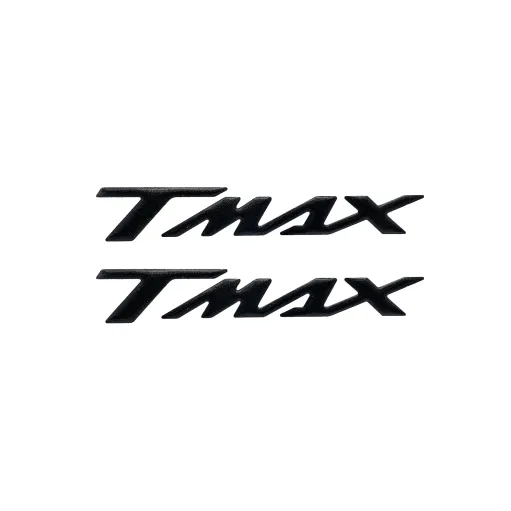 MF8837 Adesivi Carena Posteriore Nero Resina 3D Yamaha TMax 560 dal 2022 al 2025