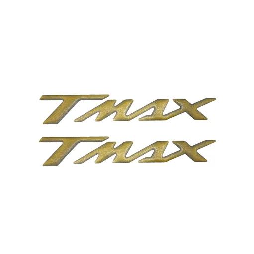 MF8839 Adesivi Carena Posteriore Oro Resina 3D Yamaha TMax 560 dal 2022 al 2025