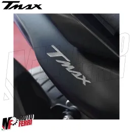 MF8839 Adesivi Carena Posteriore Argento Resina 3D Yamaha TMax 560 - 2022 a 2026 2