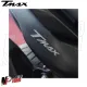 MF8839 Adesivi Carena Posteriore Argento Resina 3D Yamaha TMax 560 - 2022 a 2026