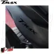 MF8837 Adesivi Carena Posteriore Nero Resina 3D Yamaha TMax 560 dal 2022 al 2025