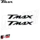 MF8839 Adesivi Carena Posteriore Nero Resina 3D Yamaha TMax 560 dal 2022 al 2026