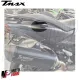 MF8839 Adesivi Carena Posteriore Argento Resina 3D Yamaha TMax 560 - 2022 a 2026