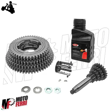 MF1489 Kit Modifica Ingranaggi Cambio da 3 a 4 Marce Vespa 50 Special 125 ET3