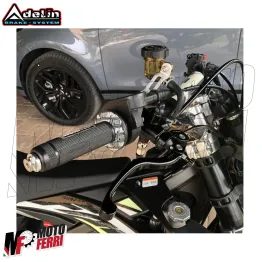 MF8841 Pompa Freno Anteriore Radiale ADELIN 19 Leva Nera con Vaschetta per Moto 2