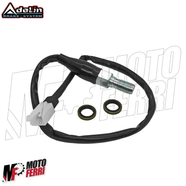 MF8841 Pompa Freno Anteriore Radiale ADELIN 19 Leva Nera con Vaschetta per Moto