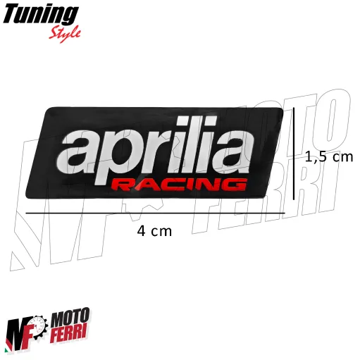 MF8848 Adesivo Resinato 3D Logo Aprilia Racing RS RSV RSV4 Tuono