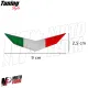 MF8849 Adesivo Resinato 3D Bandiera Tricolore Aprilia Moto Universale